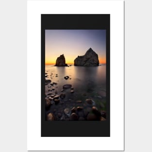 Sunset at Avlonas beach - Lemnos island Posters and Art